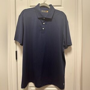 Men’s Cremieux Golf Polo. Size XL. Navy with stripes.